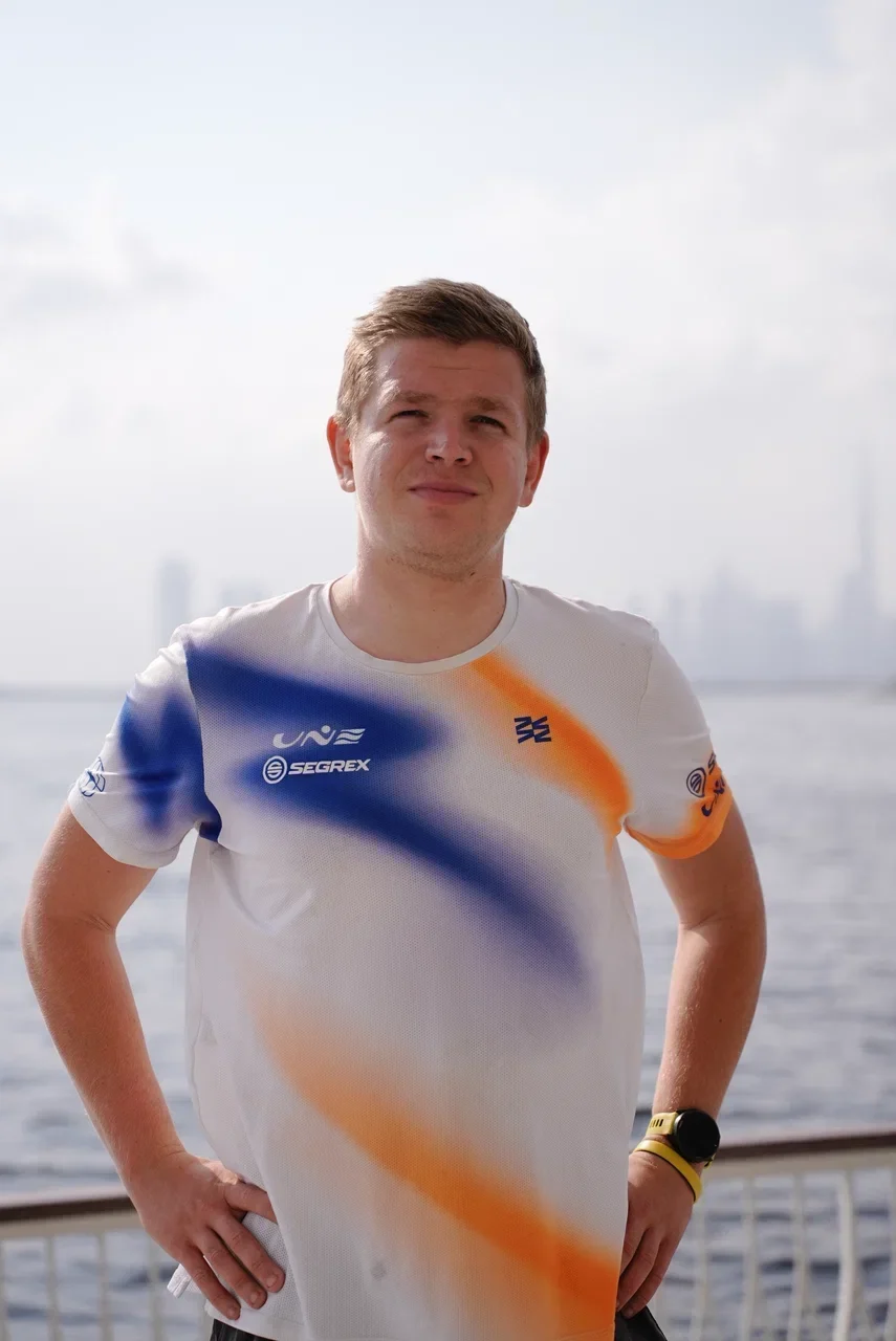 Dmitry Savelyev in UNITED training kit